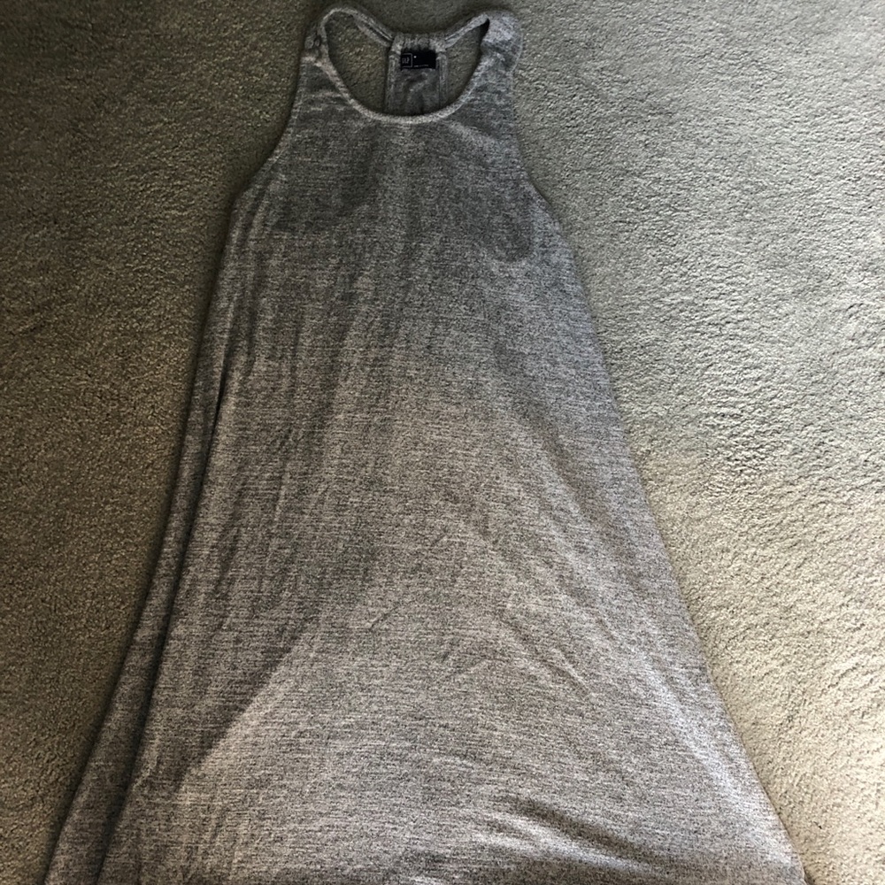 Gap knee length gray terry dress or cover up